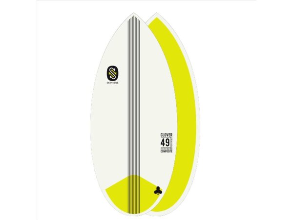 Skimboard SkimOne EPS Epoxy Bambus CLOVER 49 Gelb