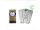 Surfganic Premium Eco Tailpad Eco Tailpad realizzato in EVA bianco per la vostra tavola da surf 3 pezzi Deck Grip Surfboard Grippad Footpad Tractionpad.