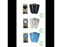 Surfganic Premium Eco Tailpad Eco Tailpad realizzato in EVA blu per la vostra tavola da surf 3 pezzi Deck Grip Surfboard Grippad Footpad Tractionpad.